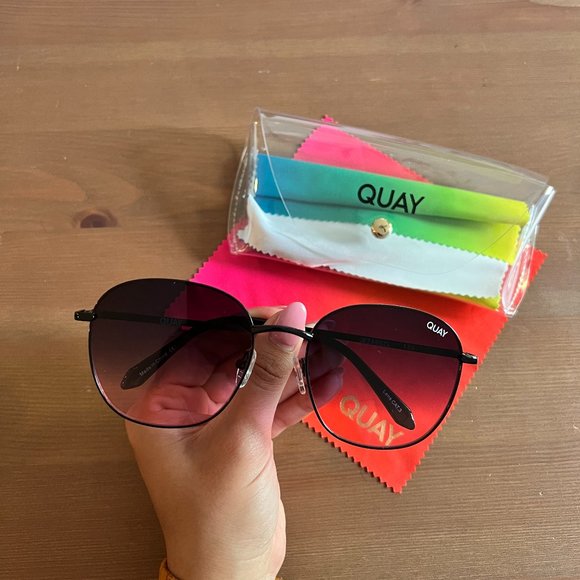 Quay Australia Accessories - QUAY JEZABELL - BLACK/BLACK PINK FADE